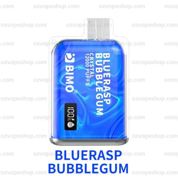 BIMO Crystal 12k Puffs- Blueberry Raspberry Bubblegum