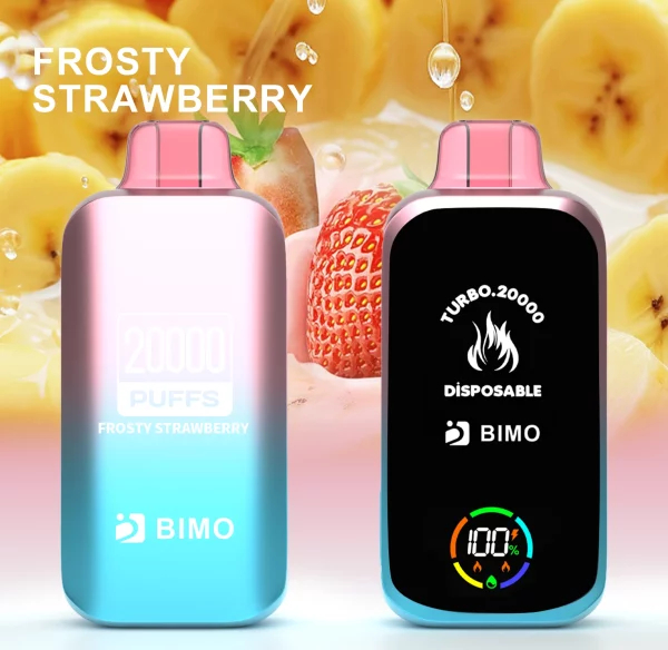 BIMO Turbo 20000 Puffs - Frosty Strawberry