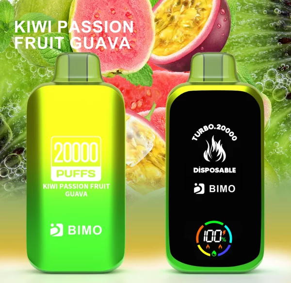 BIMO Turbo 20000 Puffs - Passion Fruit Kiwi Guava