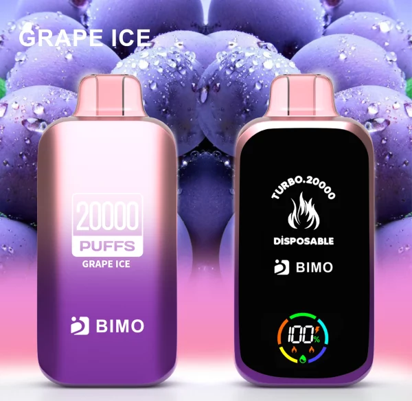 BIMO Turbo 20000 Puffs - Grape Ice