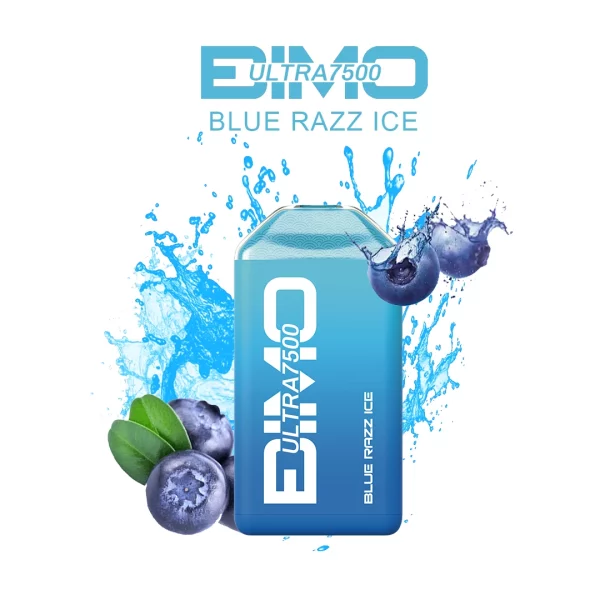 BIMO Ultra 7500 Puffs - Blue razz ice