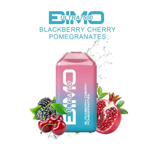 BIMO Ultra 7500 Puffs - Blackberry cherry pomegranate