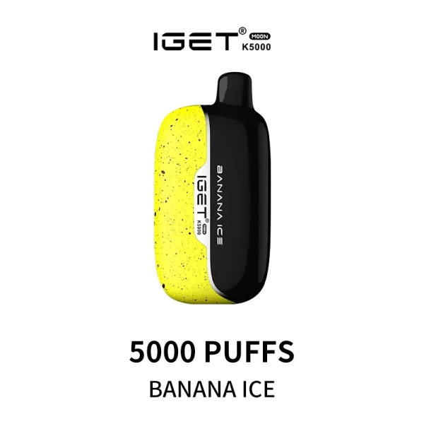 IGET Moon K5000 Puffs - Banana Ice