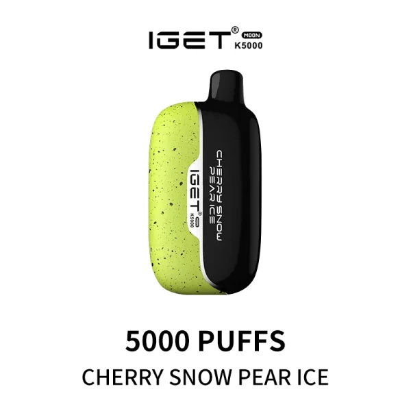 IGET Moon K5000 Puffs - Cherry Snow Pear Ice