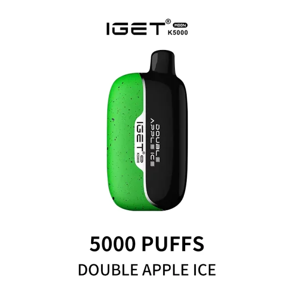 IGET Moon K5000 Puffs - Double Apple Ice