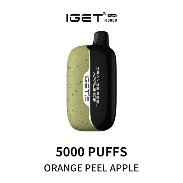 IGET Moon K5000 Puffs - Orange Peel Apple Ice