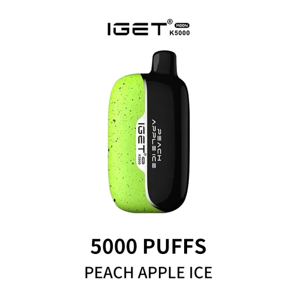 IGET Moon K5000 Puffs - Peach Apple