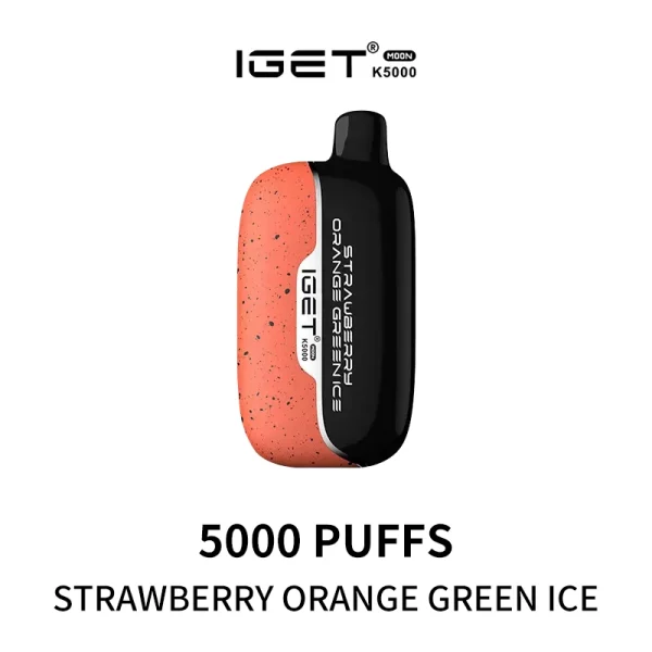 IGET Moon K5000 Puffs - Strawberry Orange Green Ice
