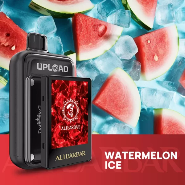 ALIBARBAR UPLOAD 25000 PUFFS – Watermelon Ice