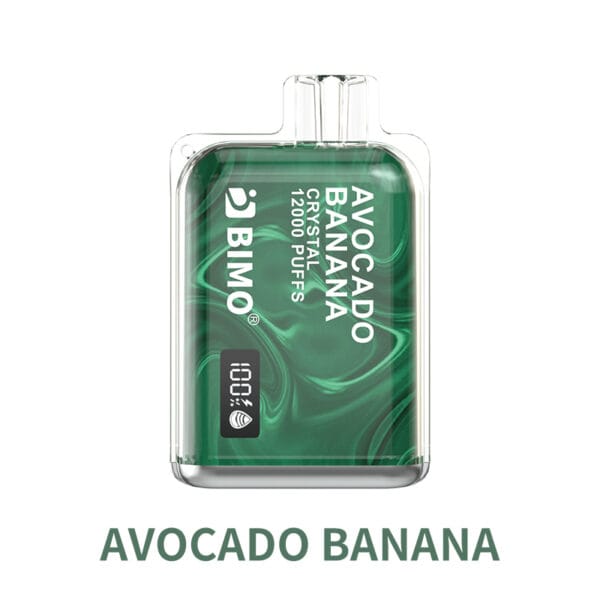BIMO Crystal 12k Puffs- Avocado Banana