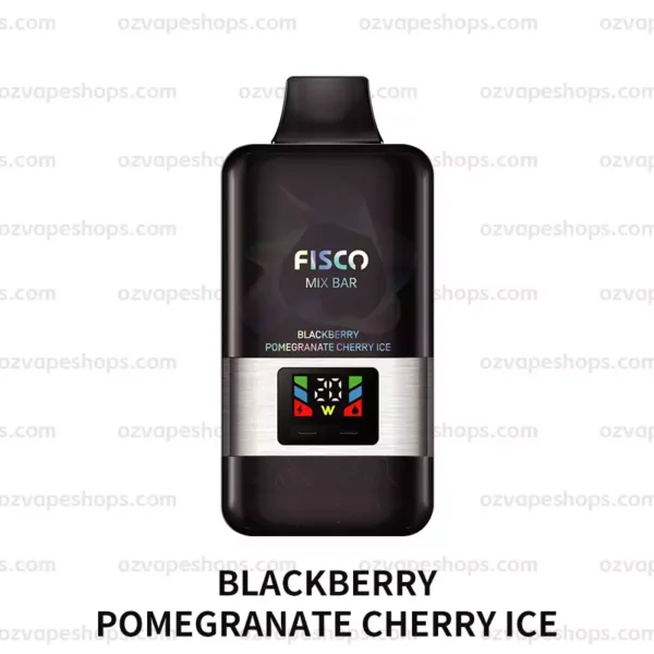 Fisco Max Bar 12000 Puffs – Blackberry Pomegranate Cherry Ice