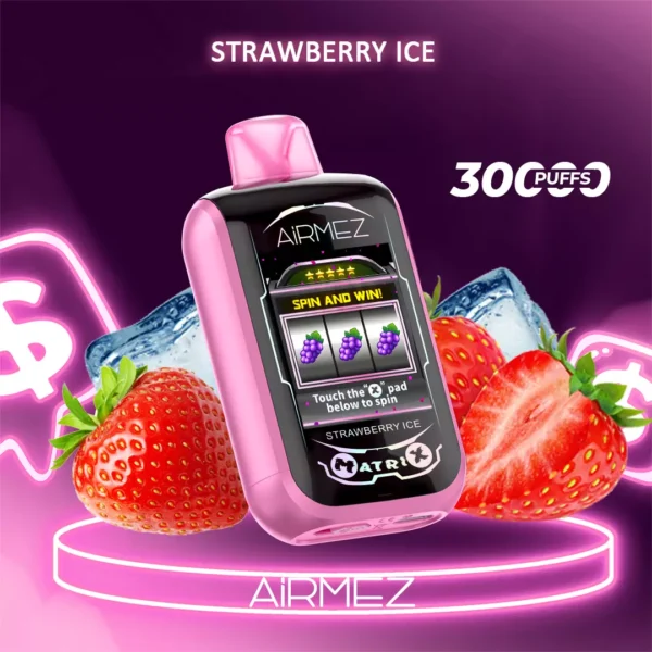 Airmez Matrix Pro 30000 Puffs – Strawberry Ice