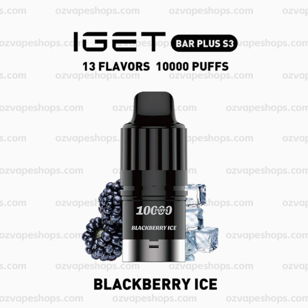 IGET Bar Plus S3 Pod - Blackberry Ice