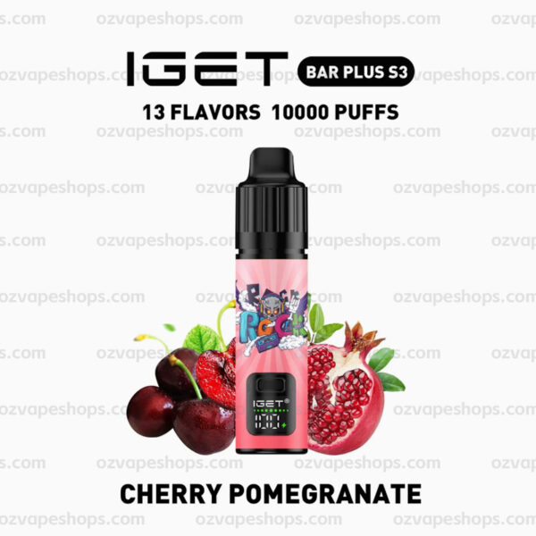 IGET Bar Plus S3 Kit - Cherry Pomegranate