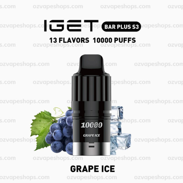 IGET Bar Plus S3 Pod - Grape Ice