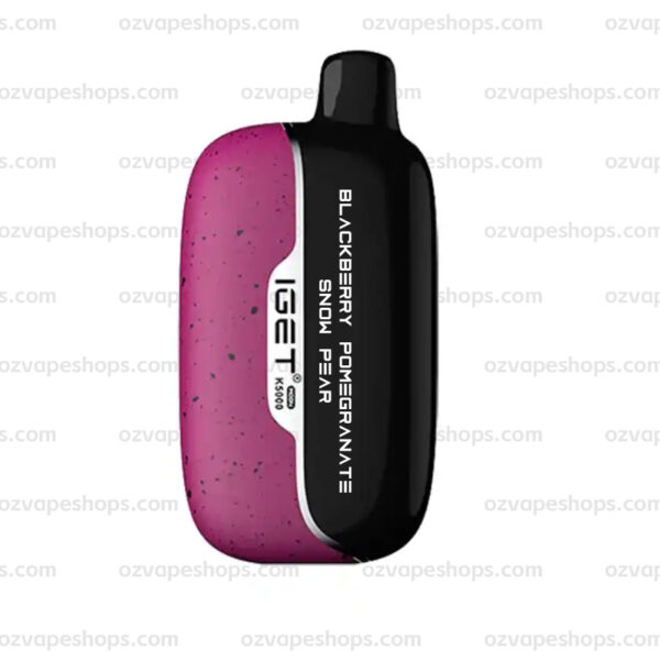 IGET Moon K5000 Puffs -Blackberry Pomegranate Snow Pear