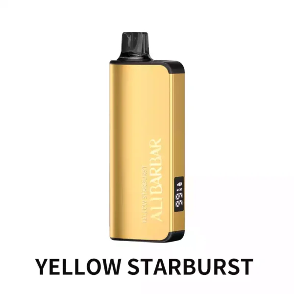 ALIBARBAR INGOT 9000 PUFFS – Yellow Starburst