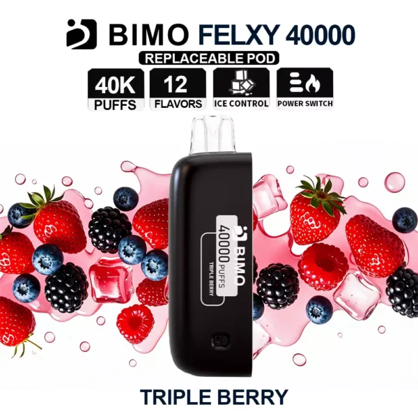 BIMO Felxy 40000 Pod - Triple Berry