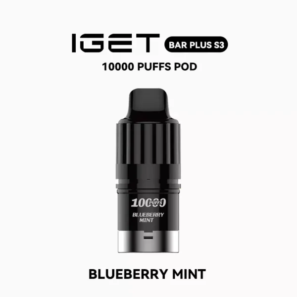 IGET Bar Plus S3 Pod - Blueberry Mint