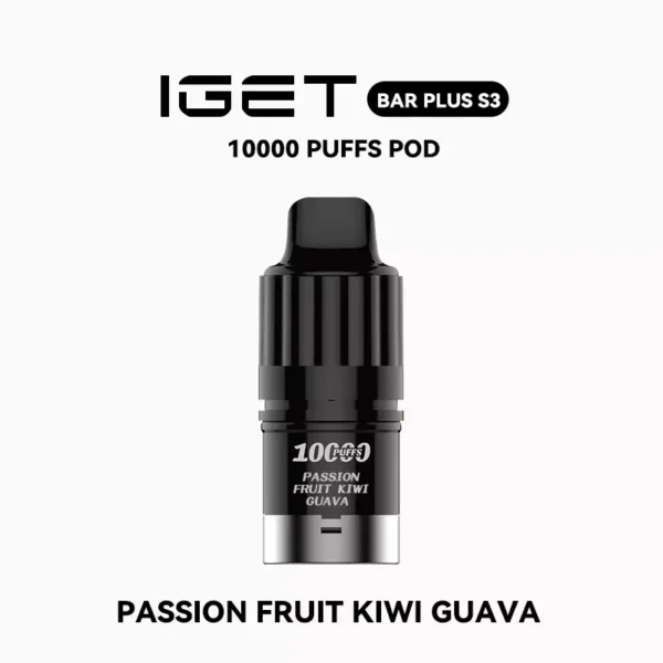 IGET Bar Plus S3 Pod - Passion Fruit Kiwi Guava