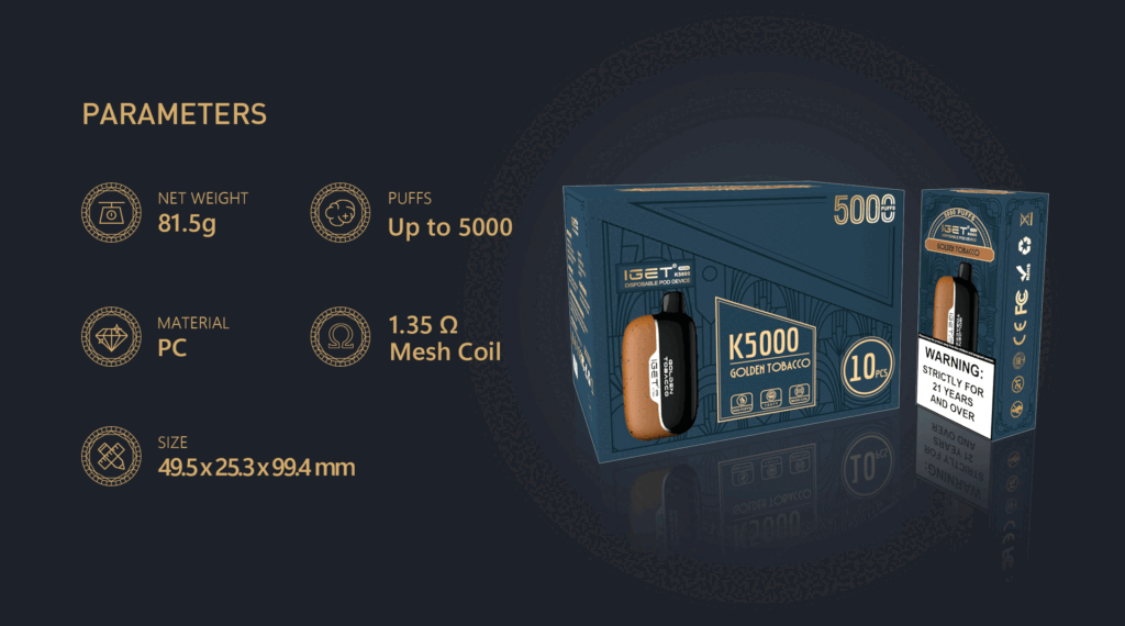 IGET Moon K5000: A Comprehensive Review of Design and Flavour